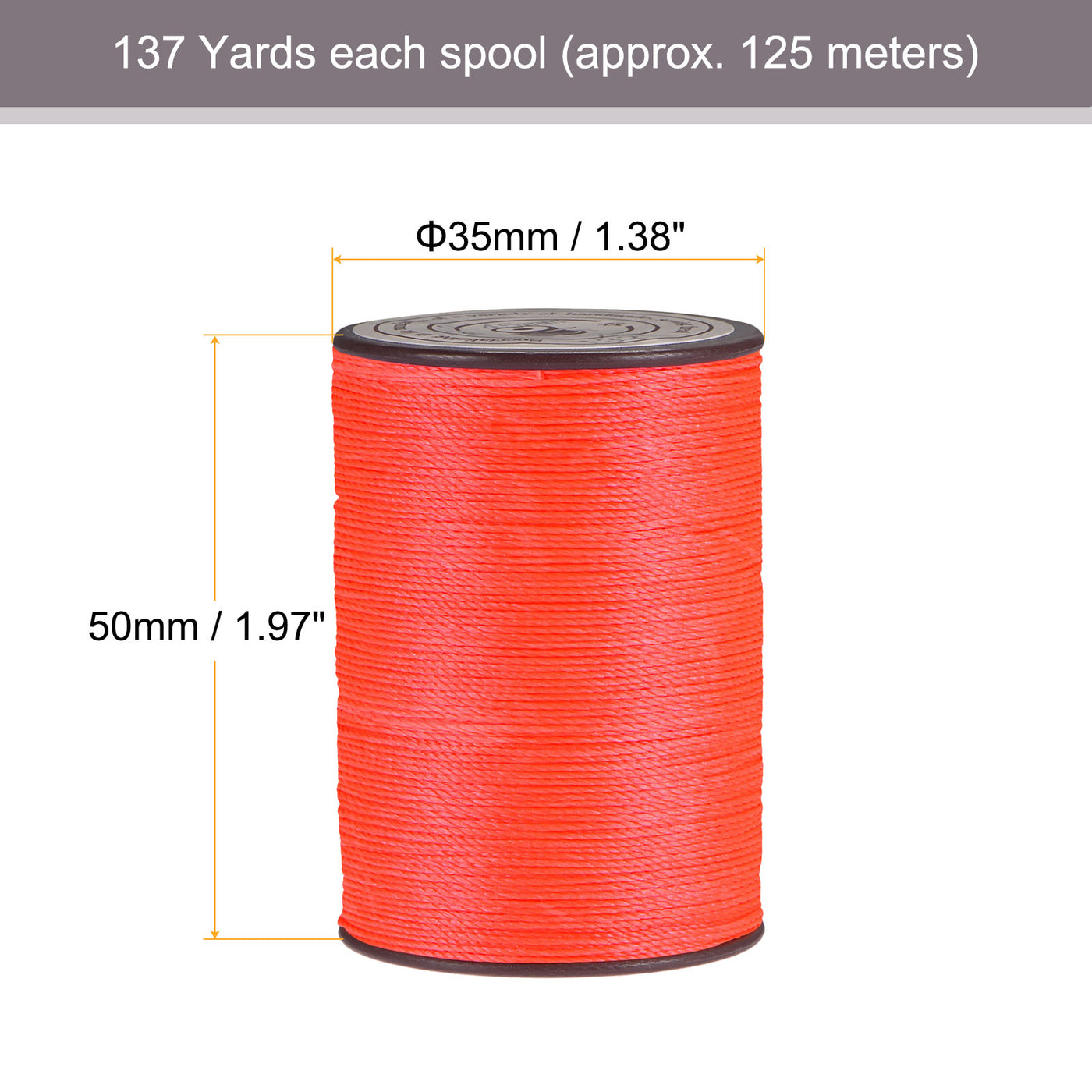 uxcell Uxcell Thin Waxed Thread Polyester Waxed Cord