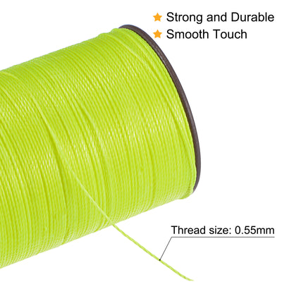 Harfington Uxcell Thin Waxed Thread Polyester Waxed Cord