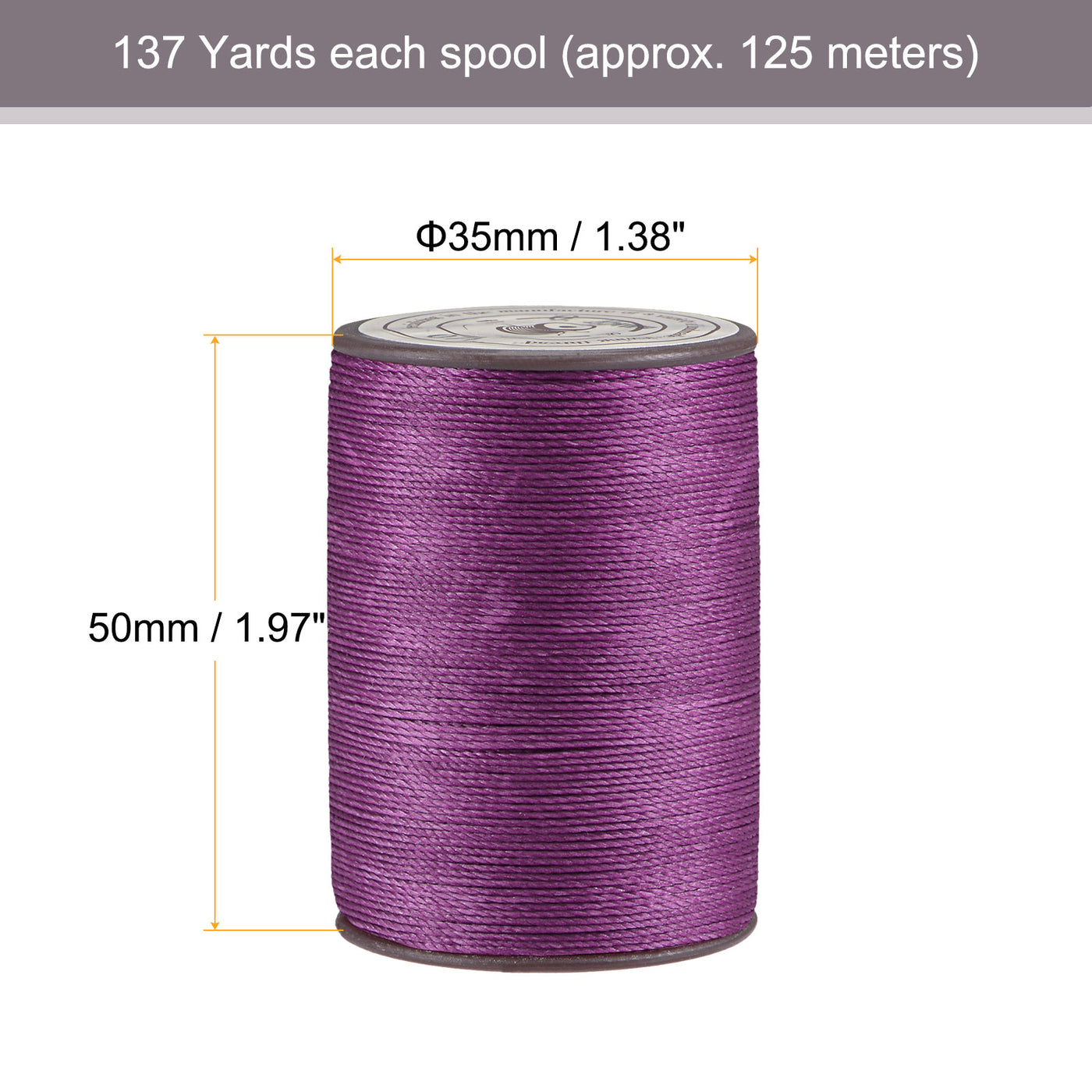 uxcell Uxcell Thin Waxed Thread Polyester Waxed Cord