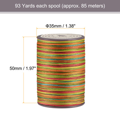 Harfington Thin Waxed Thread Dia Polyester Wax Coated Cord