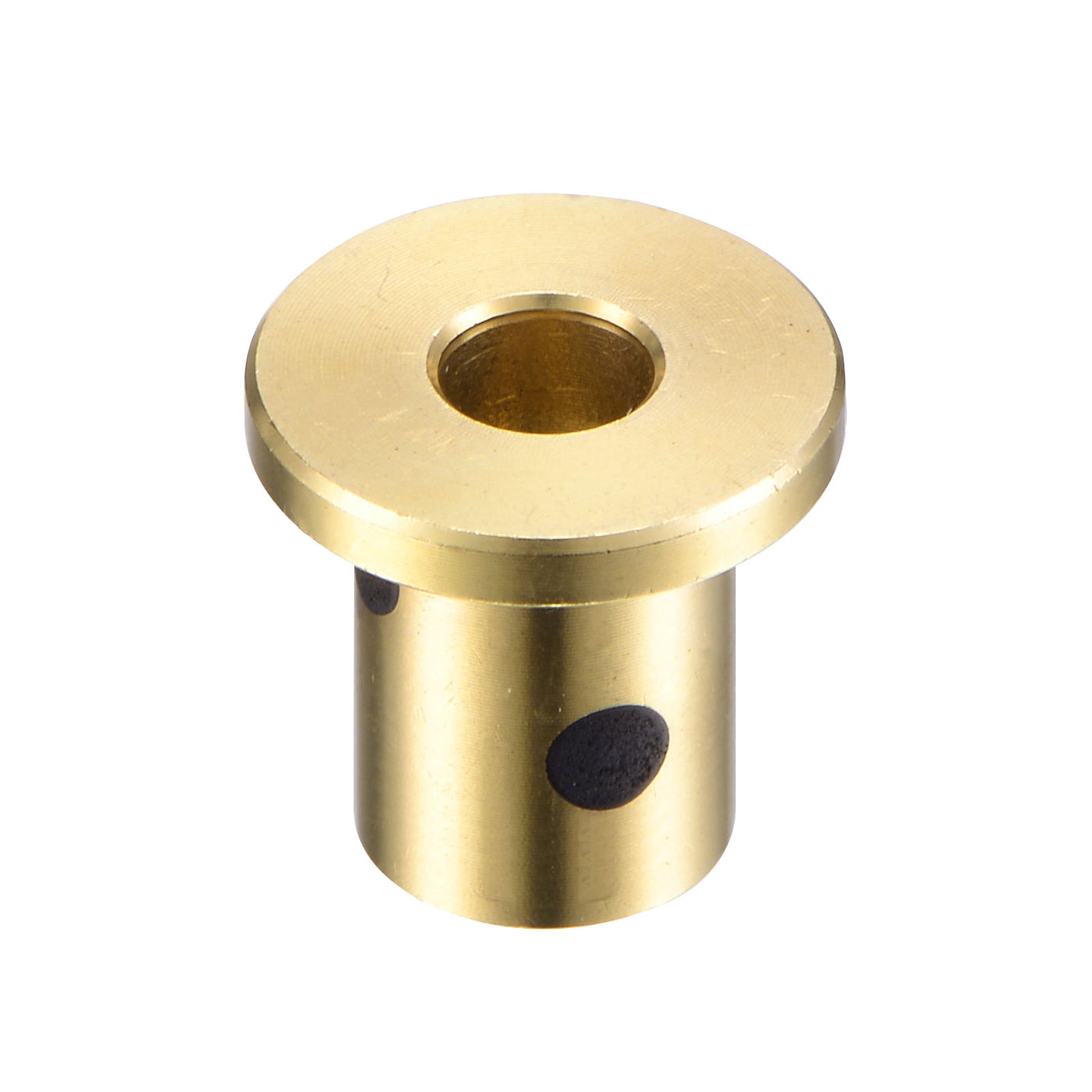 uxcell Uxcell Flanged Sleeve Bearings Wrapped Oilless Bushing Brass