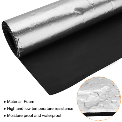 Harfington Insulation Broad Width Thick Adhesive Heat Resistant Thermal Barrier Aluminum Foam Sheet