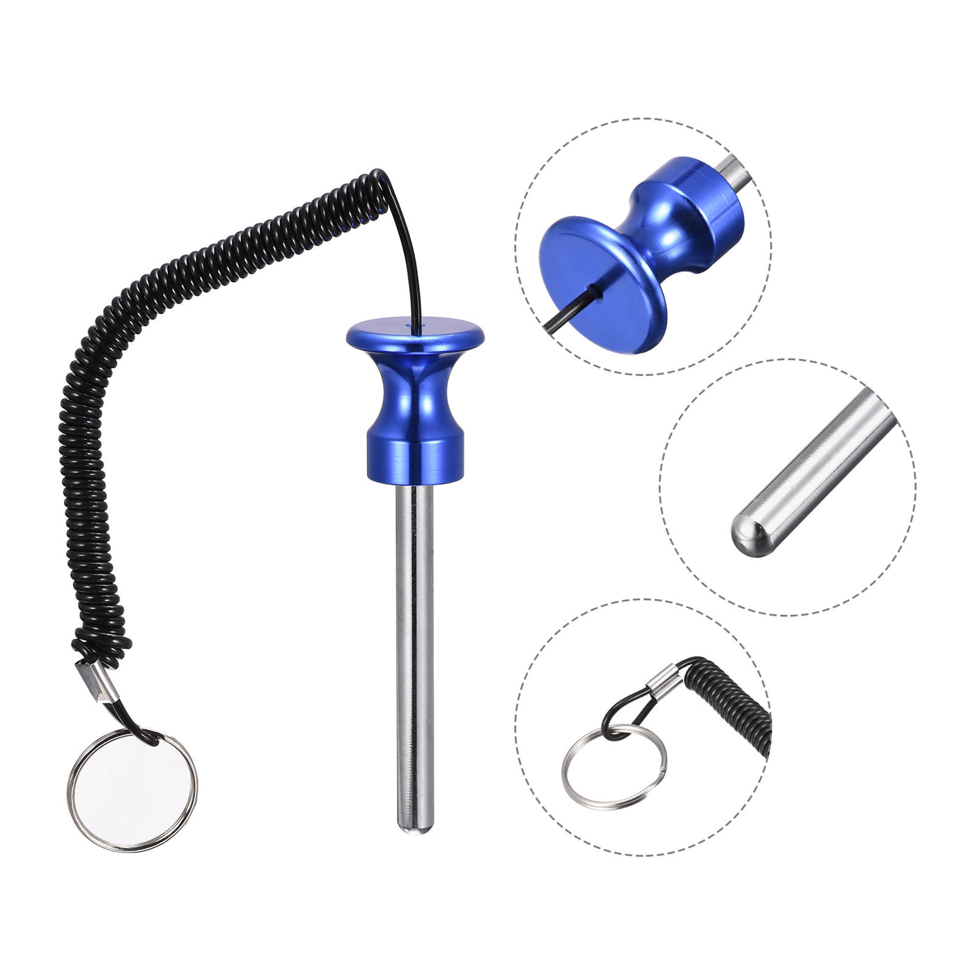 uxcell Uxcell Weight Stack Pins with Pull Rope Magnetic Strength Training