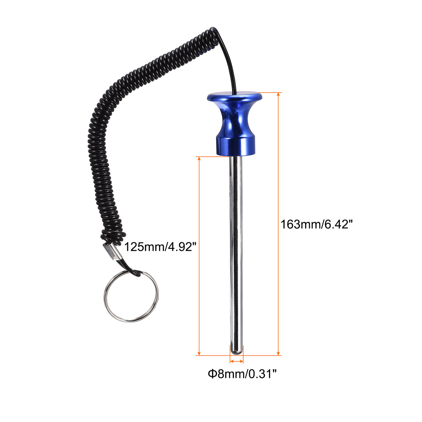 uxcell Uxcell Weight Stack Pins with Pull Rope Magnetic Strength Training