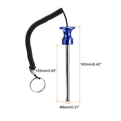 Harfington Uxcell Weight Stack Pins with Pull Rope Magnetic Strength Training