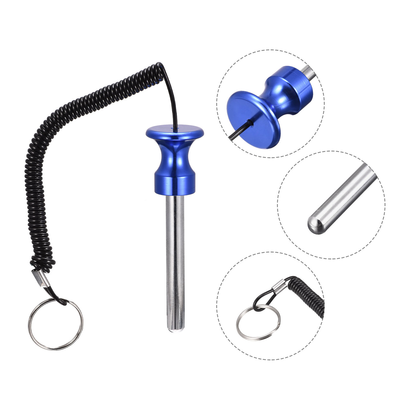 uxcell Uxcell Weight Stack Pins with Pull Rope Magnetic Strength Training