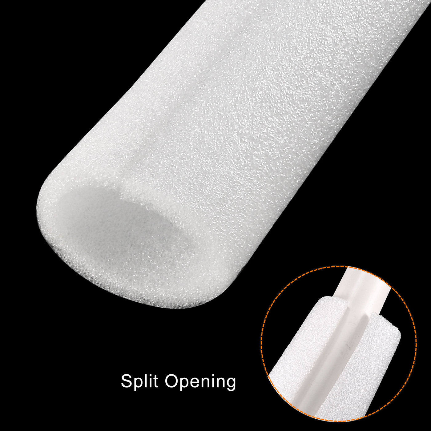 Harfington Foam Tube Sponge Protective Heat Preservation, for Pipe Insulation