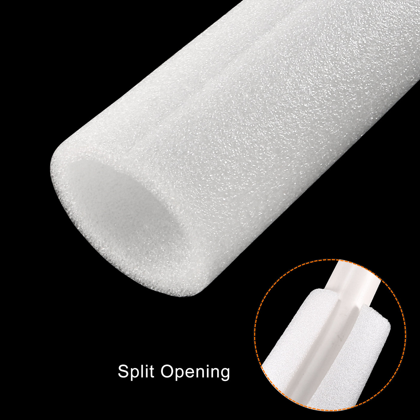 Harfington Foam Tube Sponge Protective Heat Preservation, for Pipe Insulation