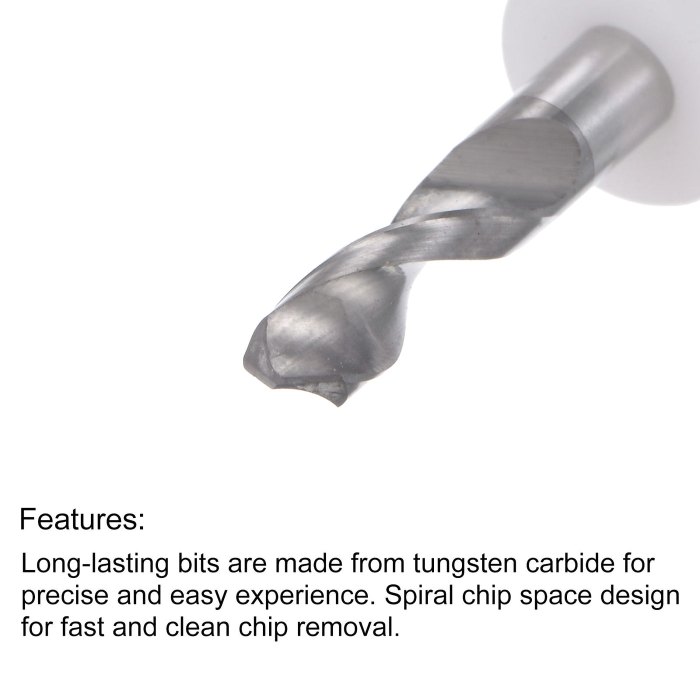 uxcell Uxcell Tungsten Carbide CNC Engraving Micro PCB Drill Bits Tool