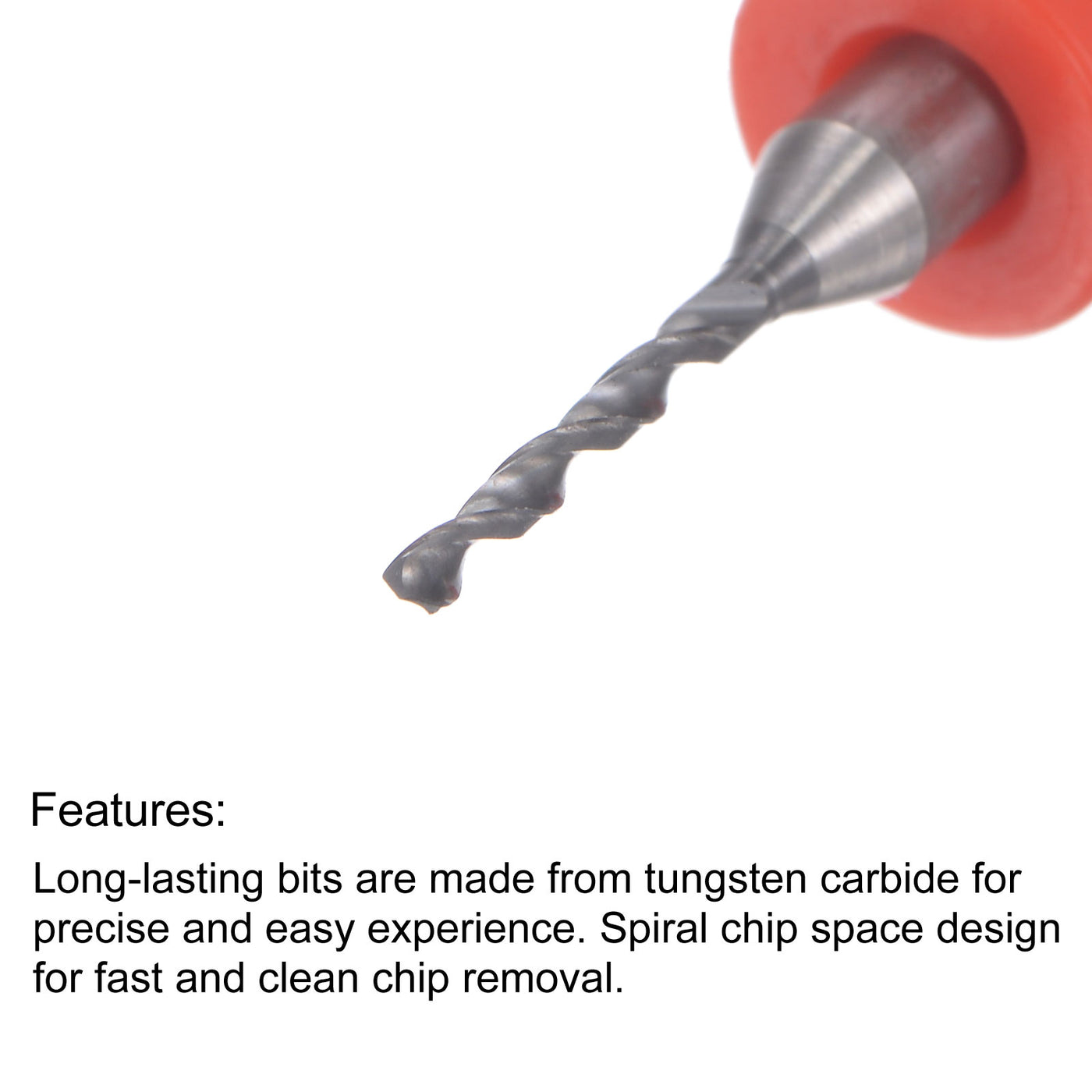 uxcell Uxcell Tungsten Carbide CNC Engraving Micro PCB Drill Bits Tool