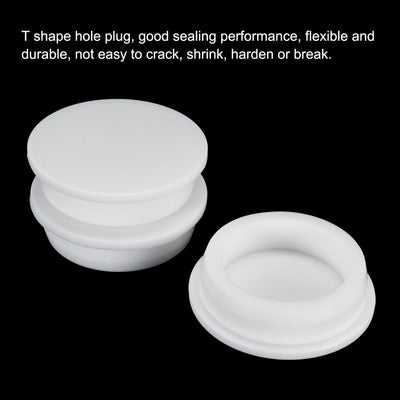 Harfington Silicone, Rubber Hole Plug White Stopper for Hole