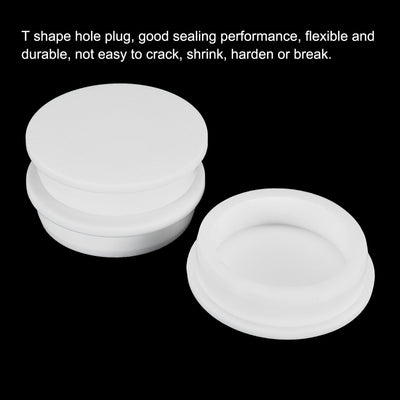 Harfington Silicone, Rubber Hole Plug White Stopper for Hole