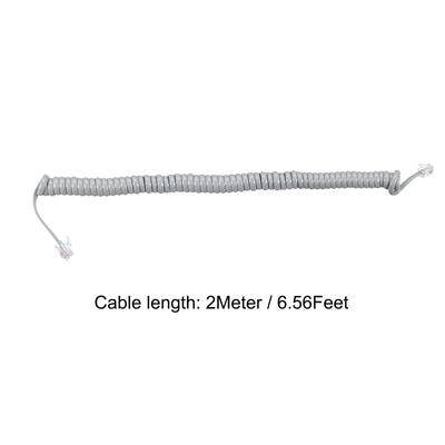 Harfington Telephone Handset Cord, Coiled Landline Phone Handset Cable for Home or Office