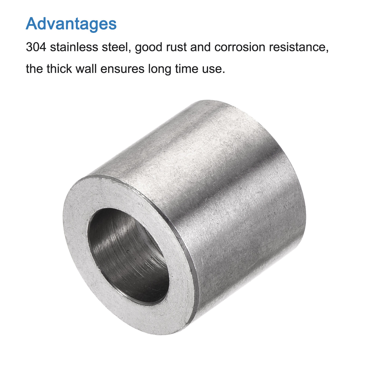 Harfington Weld Coupling 304 Stainless Steel 1/8 NPT Female Half Threaded Connector