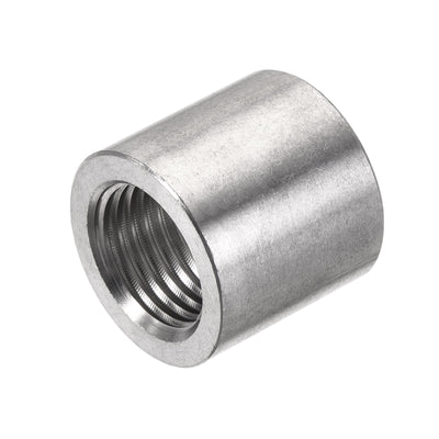 Harfington Weld Coupling 304 Stainless Steel 1/8 NPT Female Half Threaded Connector