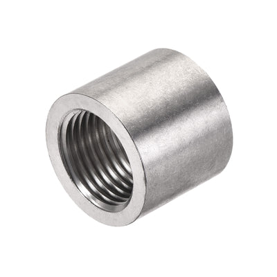 Harfington Weld Coupling 304 Stainless Steel 1/8 NPT Female Half Threaded Connector