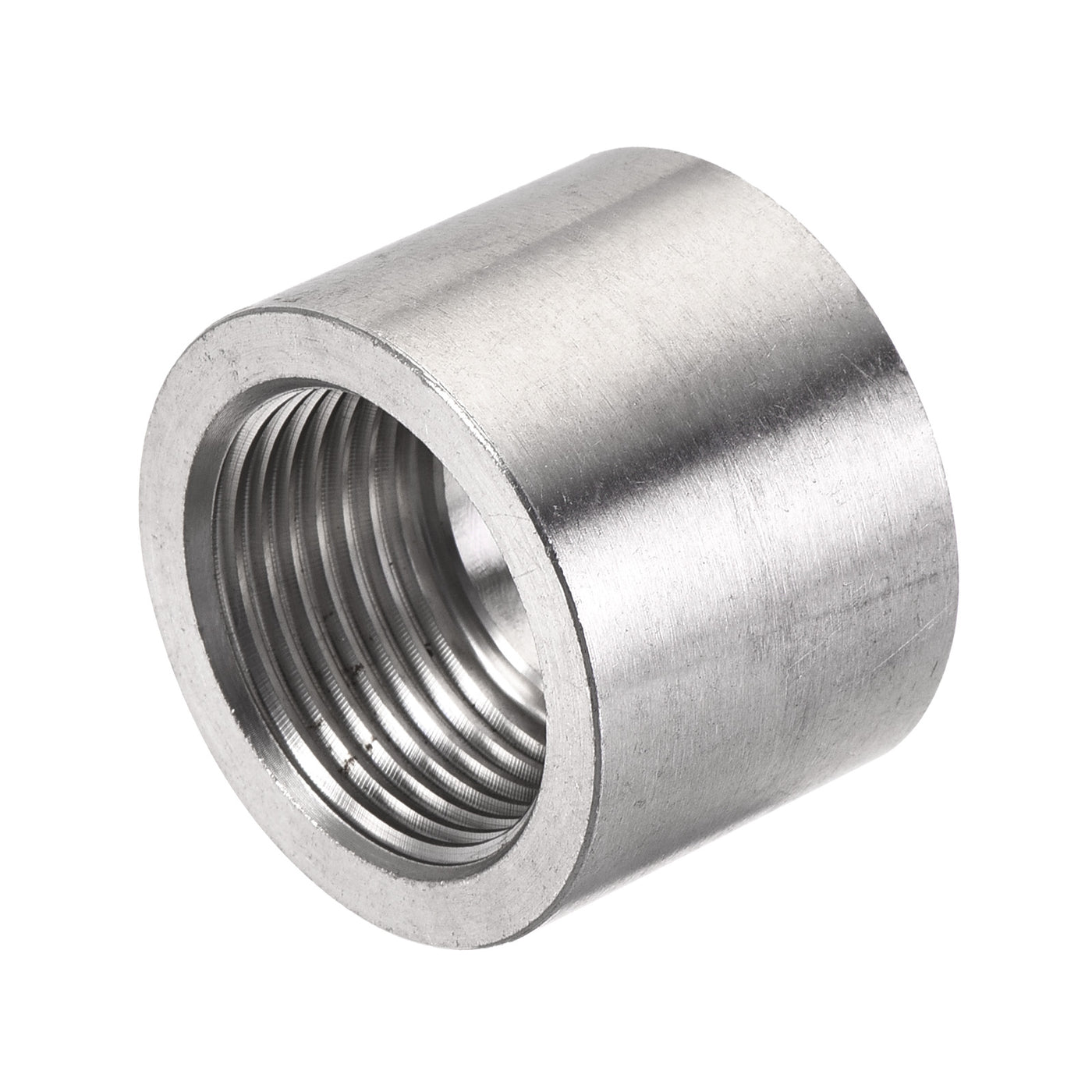 Harfington Weld Coupling 304 Stainless Steel 1/8 NPT Female Half Threaded Connector