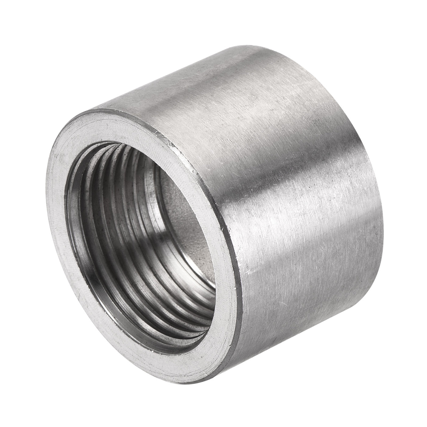 Harfington Weld Coupling 304 Stainless Steel 1/8 NPT Female Half Threaded Connector