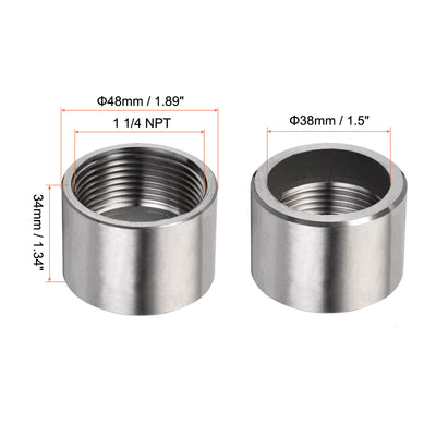 Harfington Weld Coupling, Threaded Pipe Fuel Tank Bung Fittings Connector