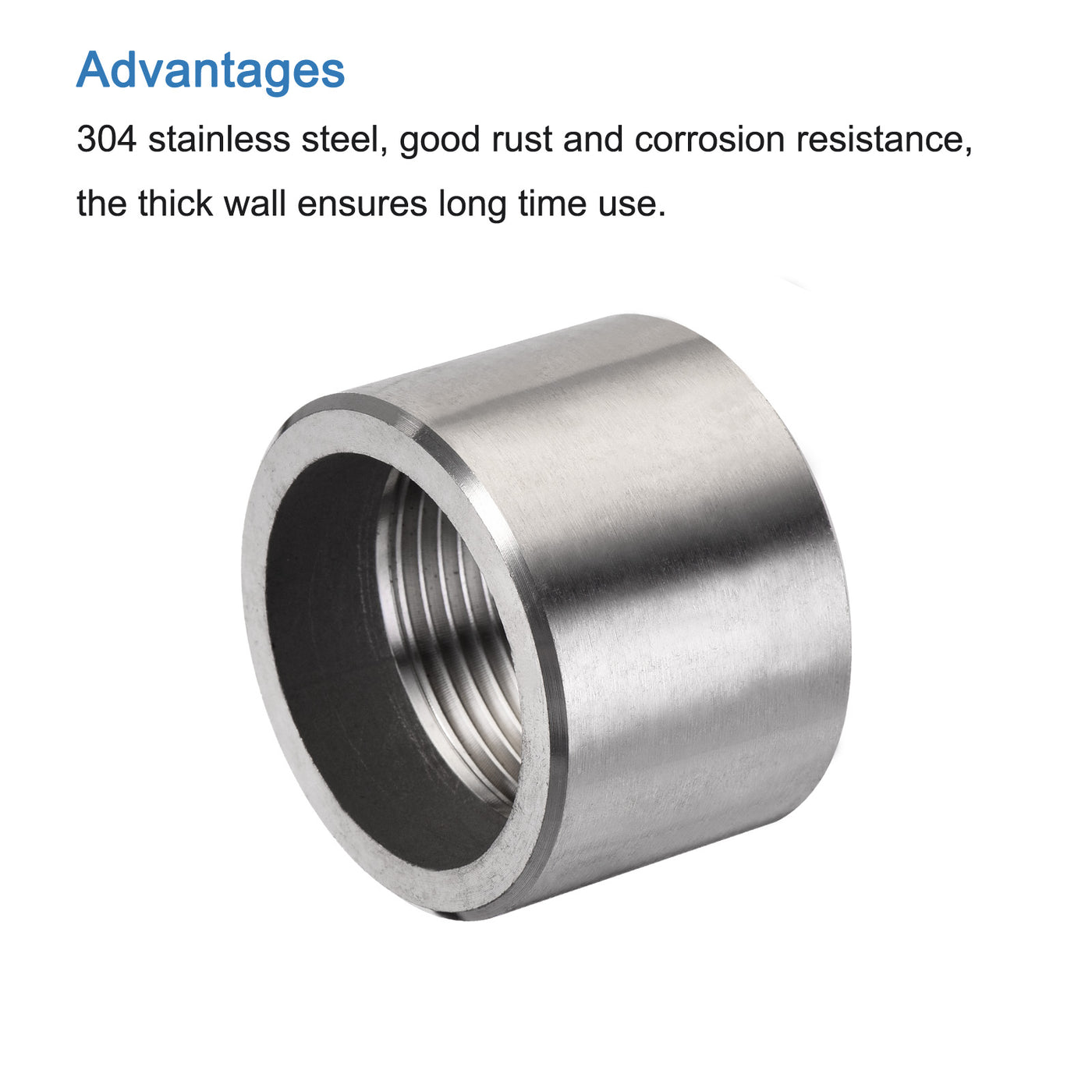 Harfington Weld Coupling, Threaded Pipe Fuel Tank Bung Fittings Connector