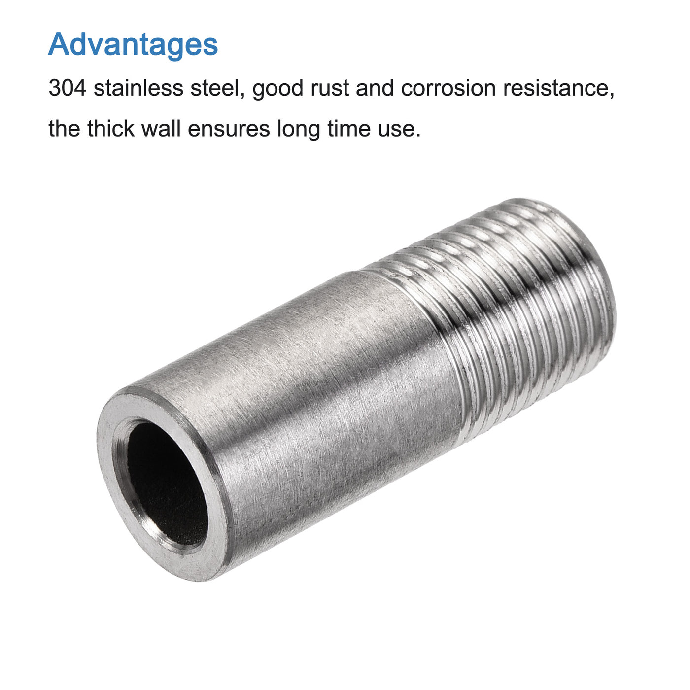 Harfington Weld Coupling, Threaded, Weldable, Pipe, Fuel Tank Bung Fittings Connector