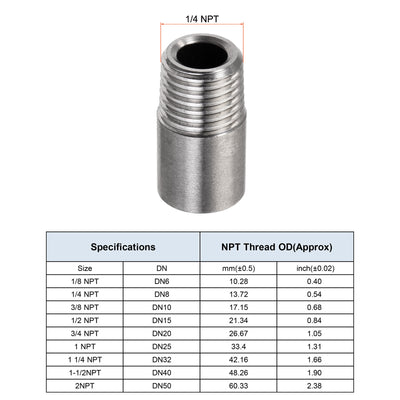 Harfington Weld Coupling, Threaded, Weldable, Pipe, Fuel Tank Bung Fittings Connector