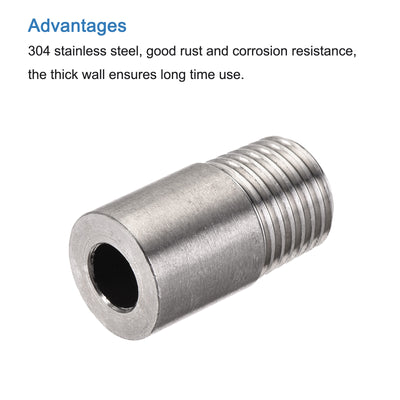 Harfington Weld Coupling, Threaded, Weldable, Pipe, Fuel Tank Bung Fittings Connector