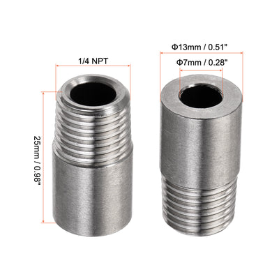 Harfington Weld Coupling Threaded Weldable Pipe Fuel Tank Bung Connector