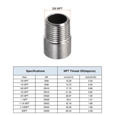 Harfington Weld Coupling, Threaded, Weldable, Pipe, Fuel Tank Bung Fittings Connector