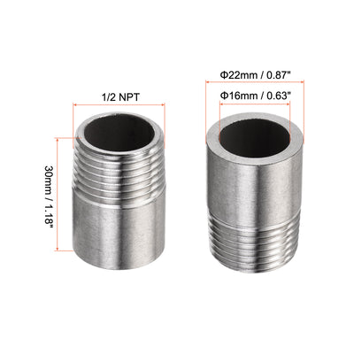 Harfington Weld Coupling, Threaded, Weldable, Pipe, Fuel Tank Bung Fittings Connector