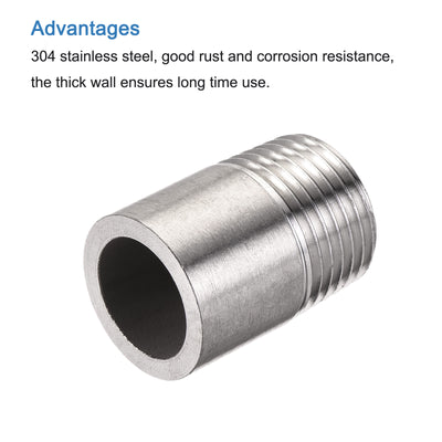 Harfington Weld Coupling, Threaded, Weldable, Pipe, Fuel Tank Bung Fittings Connector