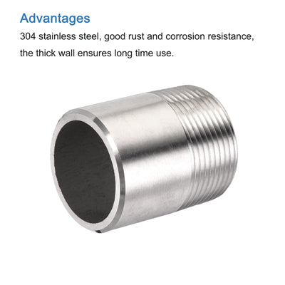 Harfington Weld Coupling, Threaded, Weldable, Pipe, Fuel Tank Bung Fittings Connector