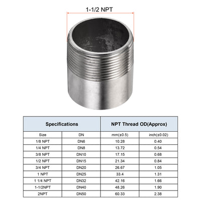 Harfington Weld Coupling, Threaded, Weldable, Pipe, Fuel Tank Bung Fittings Connector