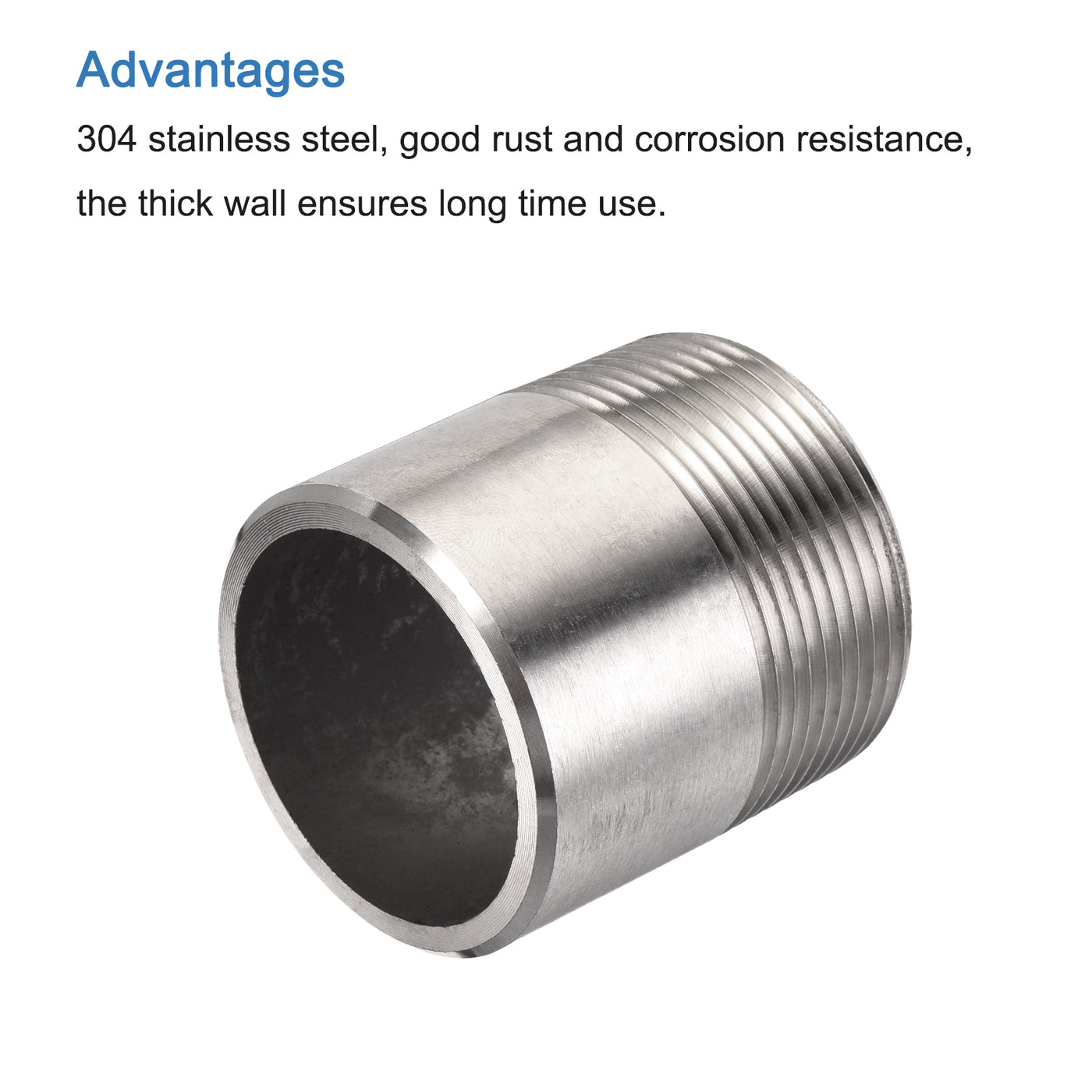 Harfington Weld Coupling, Threaded, Weldable, Pipe, Fuel Tank Bung Fittings Connector