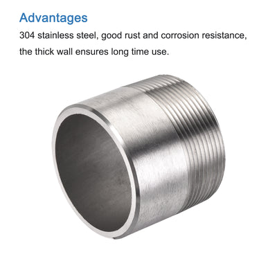 Harfington Weld Coupling, Threaded, Weldable, Pipe, Fuel Tank Bung Fittings Connector