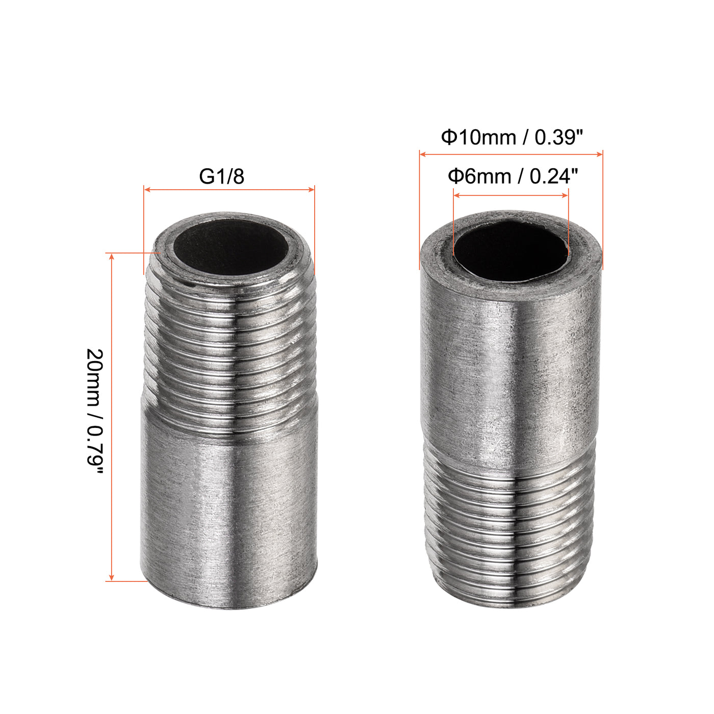 Harfington Weld Coupling Pipe Fuel Tank Bung Fittings Connector