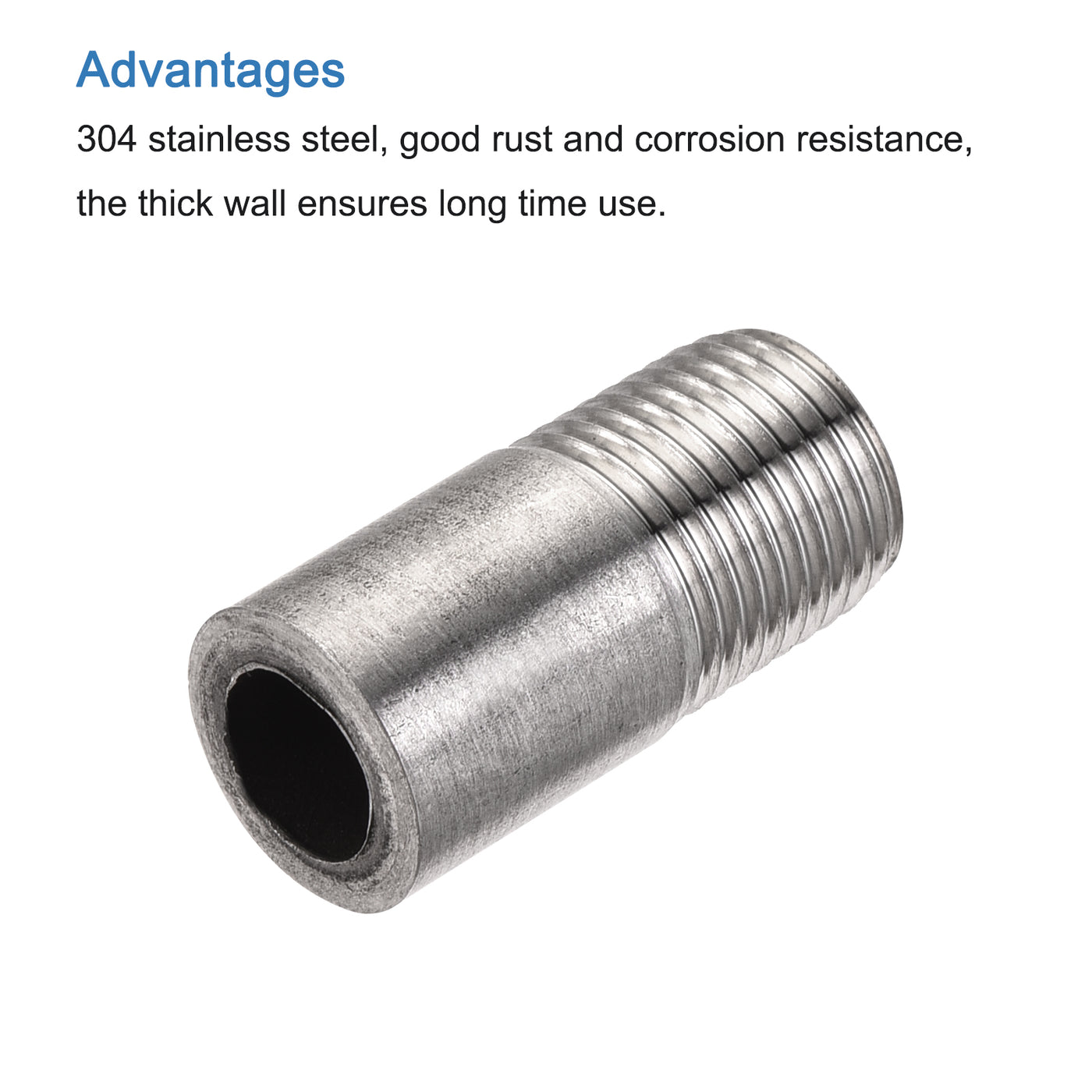 Harfington Weld Coupling Pipe Fuel Tank Bung Fittings Connector