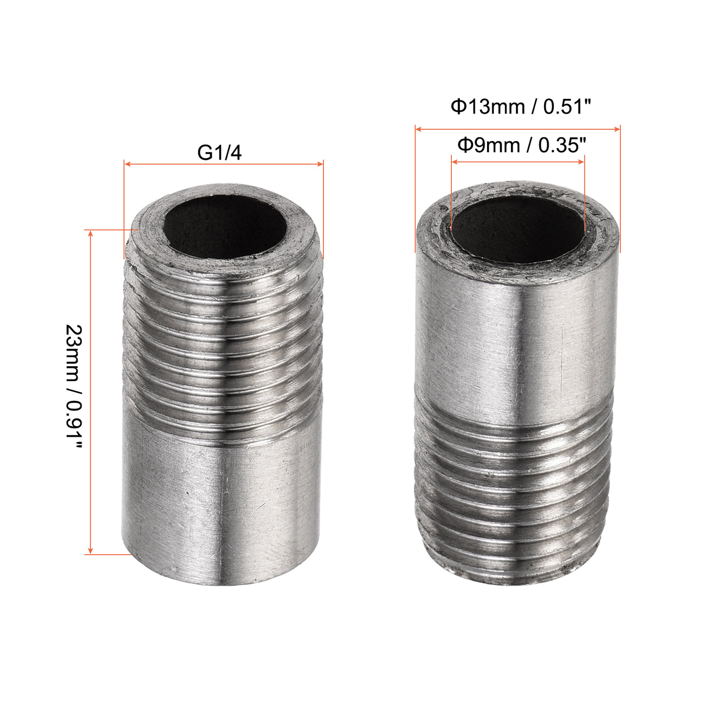 Harfington Weld Coupling Pipe Fuel Tank Bung Fittings Connector