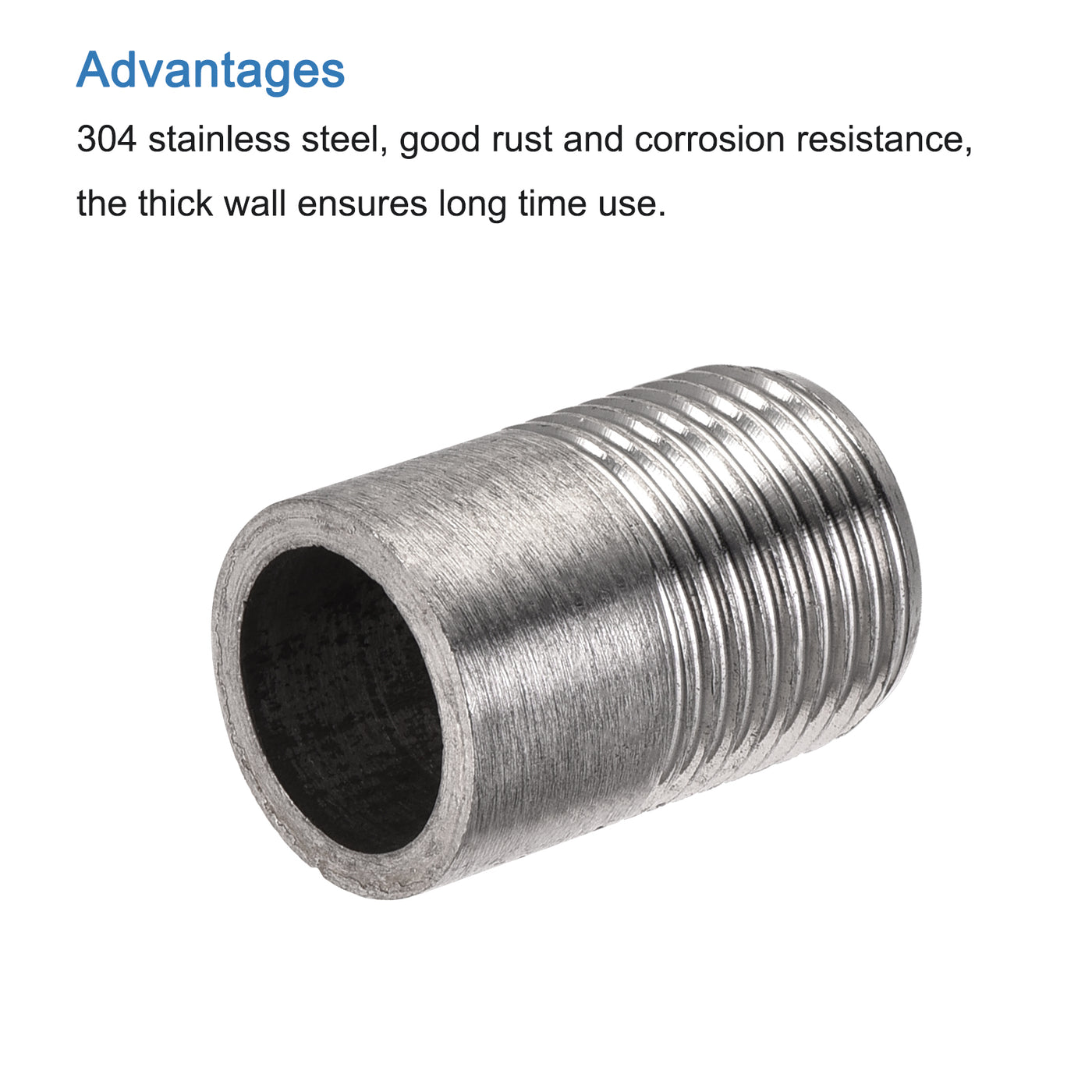 Harfington Weld Coupling Pipe Fuel Tank Bung Fittings Connector