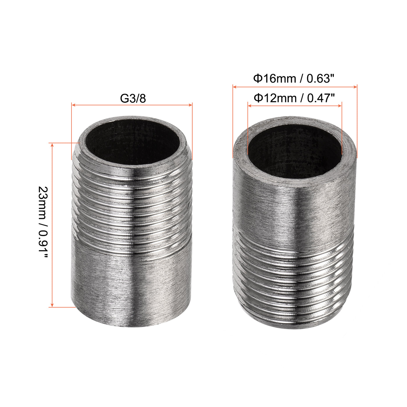 Harfington Weld Coupling, Threaded, Pipe Fuel Tank Bung Fittings Connector