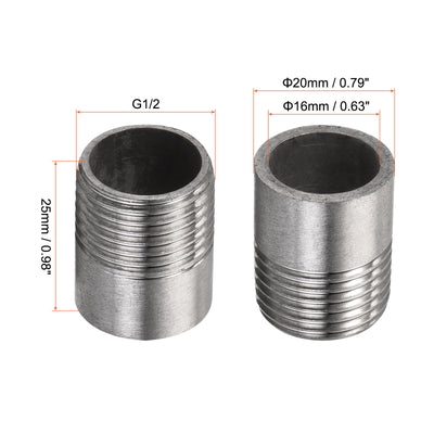 Harfington Weld Coupling Pipe Fuel Tank Bung Fittings Connector