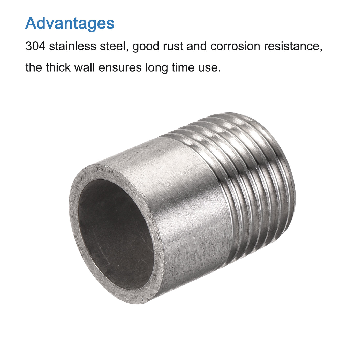 Harfington Weld Coupling Pipe Fuel Tank Bung Fittings Connector