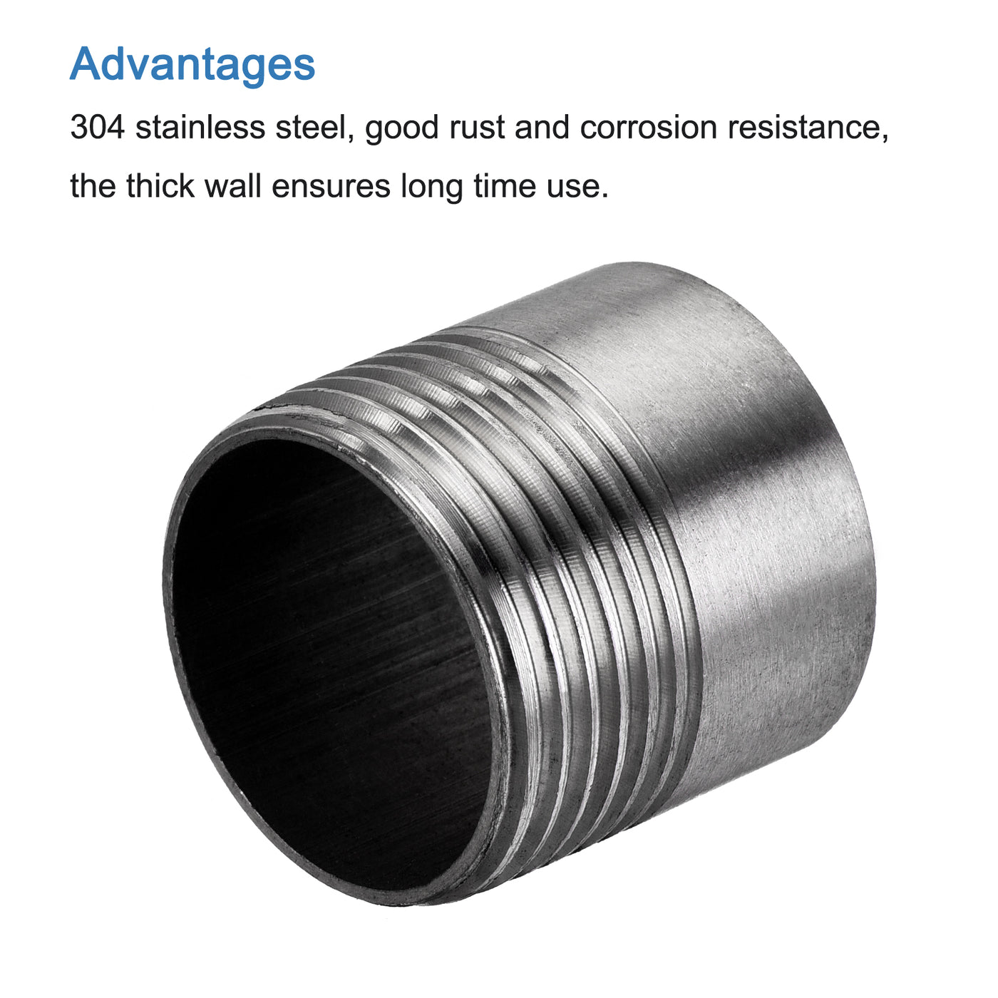 Harfington Weld Coupling, Threaded, Pipe Fuel Tank Bung Fittings Connector