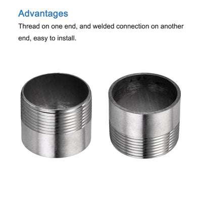 Harfington Weld Coupling Pipe Fuel Tank Bung Fittings Connector