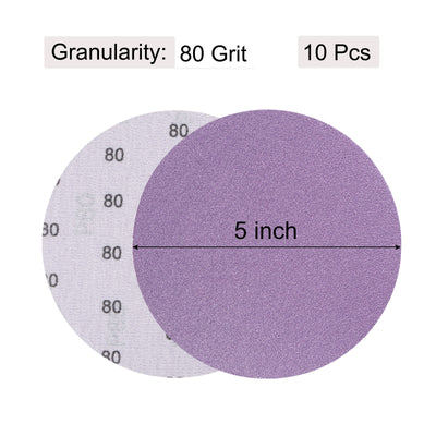 Harfington Uxcell Sanding Discs Hook and Loop Aluminum Oxide Sand Paper Wet Dry Polish