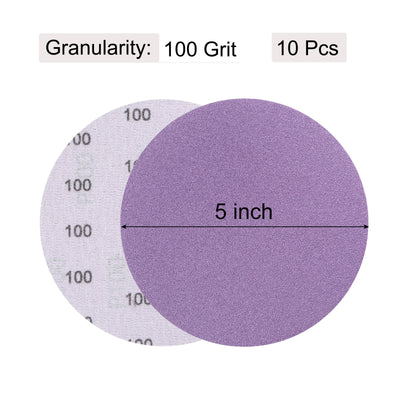 Harfington Uxcell Sanding Discs Hook and Loop Aluminum Oxide Sand Paper Wet Dry Polish