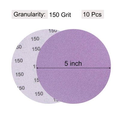 Harfington Uxcell Sanding Discs Hook and Loop Aluminum Oxide Sand Paper Wet Dry Polish