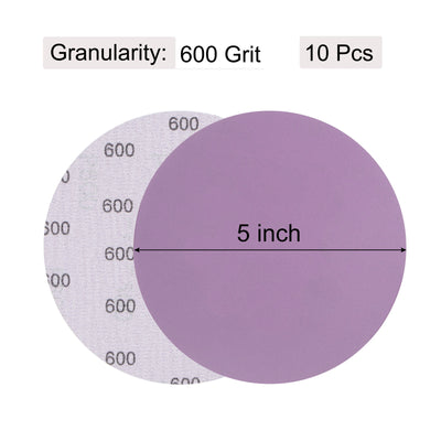 Harfington Uxcell Sanding Discs Hook and Loop Aluminum Oxide Sand Paper Wet Dry Polish