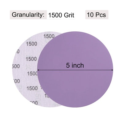 Harfington Uxcell Sanding Discs Hook and Loop Aluminum Oxide Sand Paper Wet Dry Polish