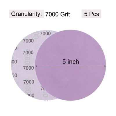 Harfington Uxcell Sanding Discs Hook Loop Professional Aluminum Oxide Sand Paper Wet Dry Polish